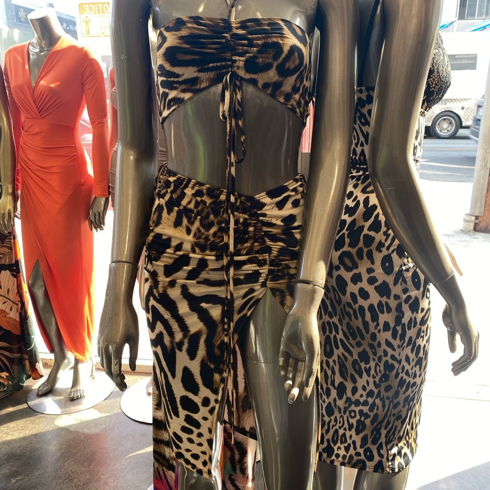 Leopard print bikini set - Picture 3 of 4
